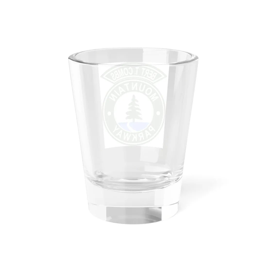 Bert T. Combs Mountain Parkway logo (Kentucky) (Road Sign) Shot Glass 1.5oz - Go Mug Yourself