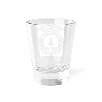Bert T. Combs Mountain Parkway logo (Kentucky) (Road Sign) Shot Glass 1.5oz - Go Mug Yourself