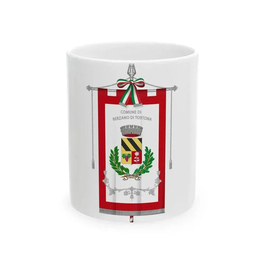 Berzano di Tortona-Gonfalone (Italy) White Coffee Mug 11oz - Go Mug Yourself