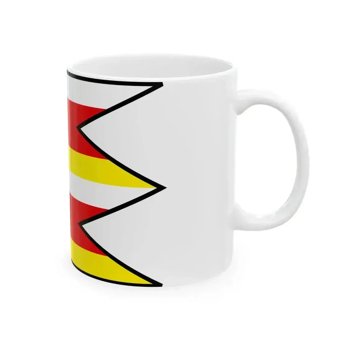 Besa Levice Flag (Slovakia) White Coffee Mug - Go Mug Yourself