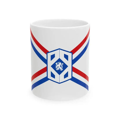Bescherming Bevolking vlag (Netherlands) White Coffee Mug 11oz - Go Mug Yourself