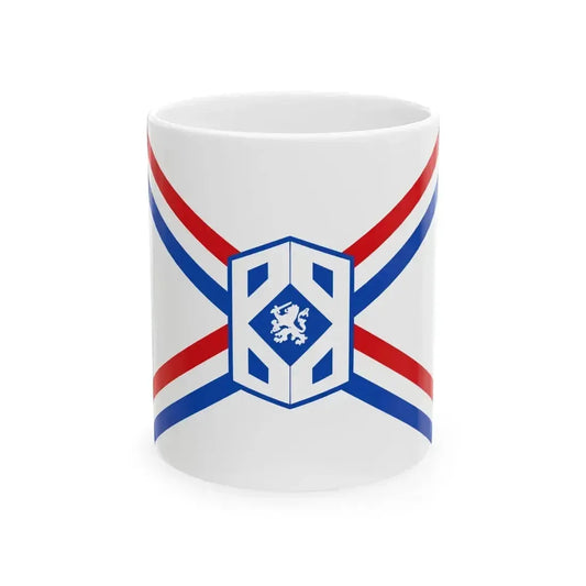 Bescherming Bevolking vlag (Netherlands) White Coffee Mug 11oz - Go Mug Yourself