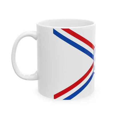 Bescherming Bevolking vlag (Netherlands) White Coffee Mug - Go Mug Yourself