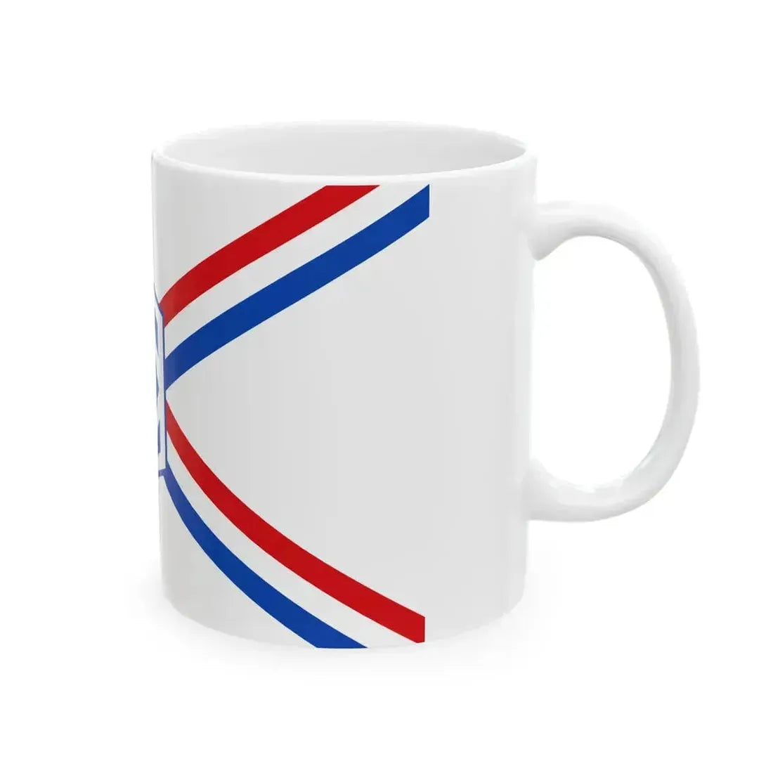 Bescherming Bevolking vlag (Netherlands) White Coffee Mug - Go Mug Yourself