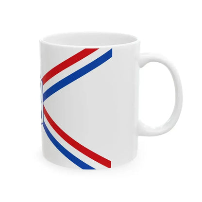 Bescherming Bevolking vlag (Netherlands) White Coffee Mug - Go Mug Yourself