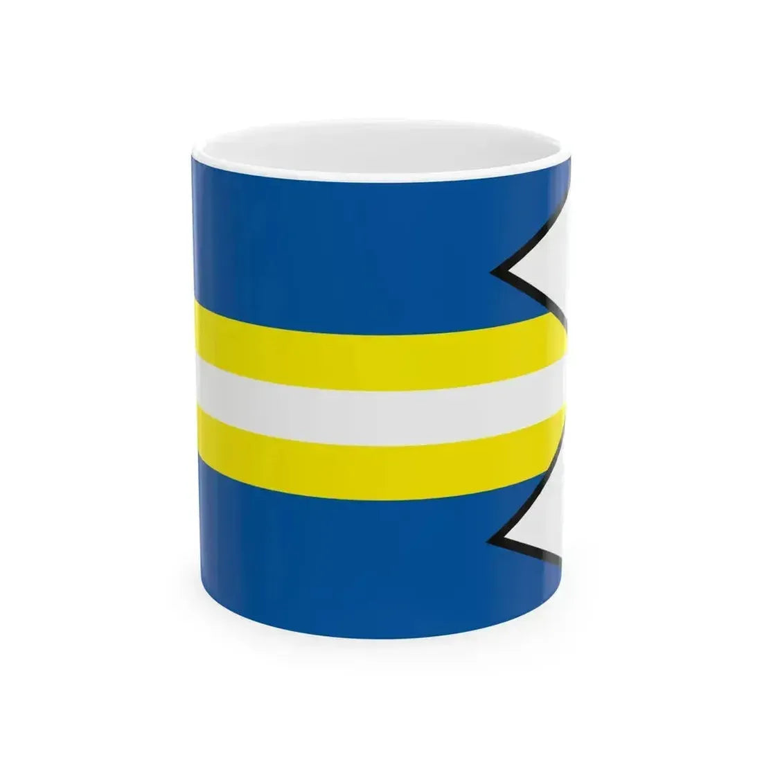 Besenova Ruzomberok Flag (Slovakia) White Coffee Mug 11oz - Go Mug Yourself