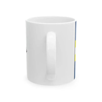 Besenova Ruzomberok Flag (Slovakia) White Coffee Mug - Go Mug Yourself