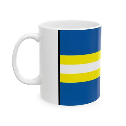 Besenova Ruzomberok Flag (Slovakia) White Coffee Mug - Go Mug Yourself