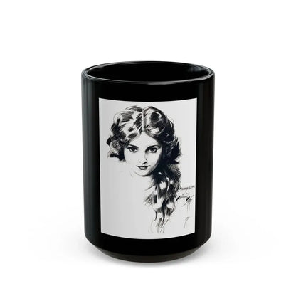 Bessie Love, Screenland, April 1922 - Black Coffee Mug 15oz - Go Mug Yourself