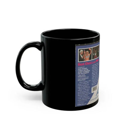 BEST CHEST IN THE WEST (VHS COVER) - Black Coffee Mug - Go Mug Yourself
