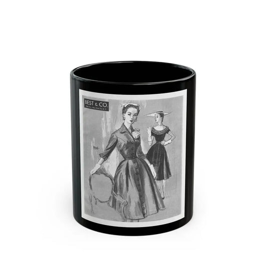 Best & Co. advertisement, 1954 - Black Coffee Mug 11oz - Go Mug Yourself