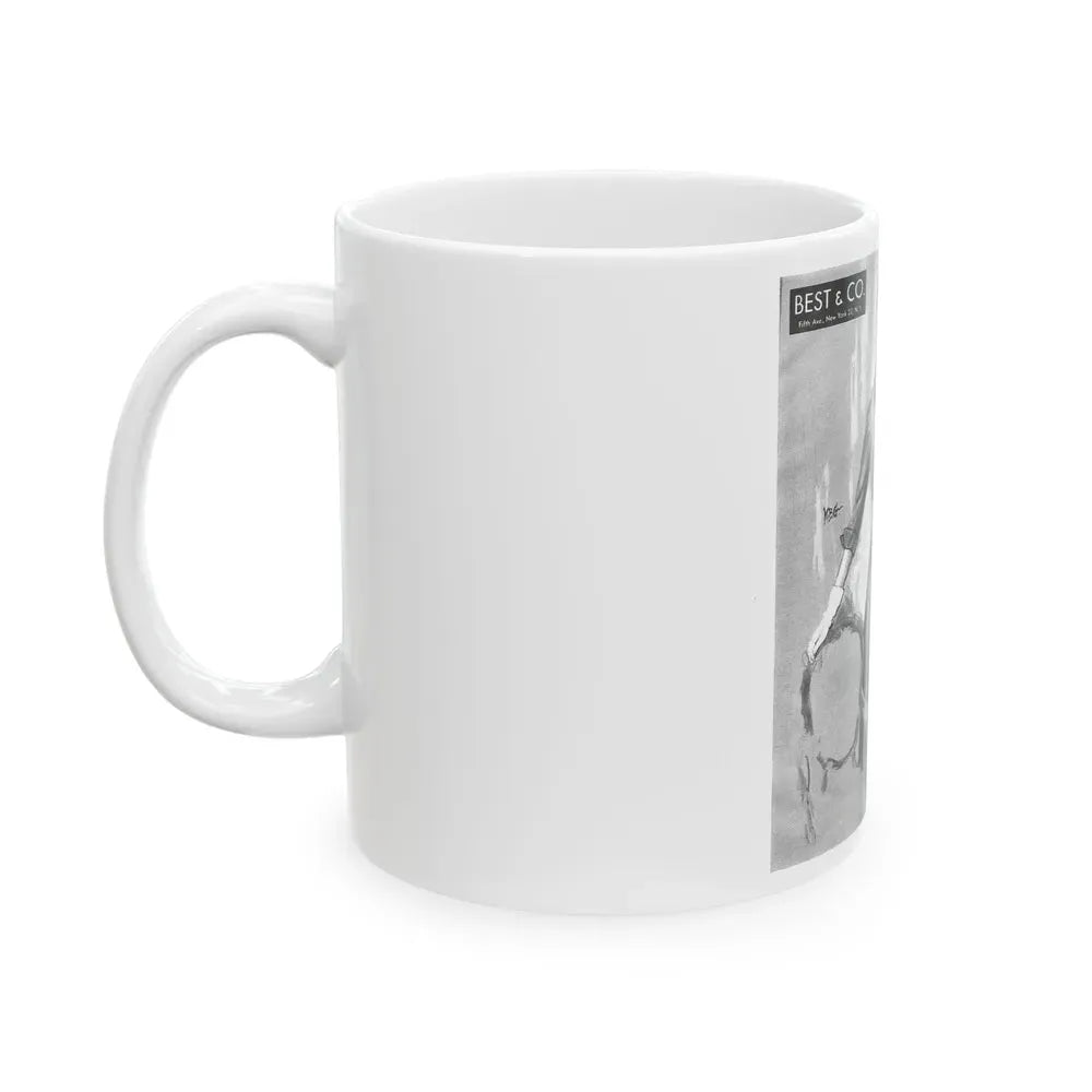 Best & Co. advertisement, 1954 - White Coffee Mug - Go Mug Yourself
