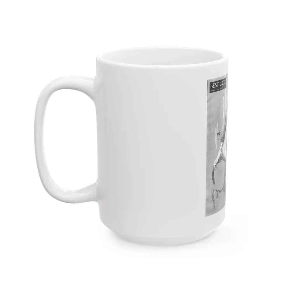 Best & Co. advertisement, 1954 - White Coffee Mug - Go Mug Yourself