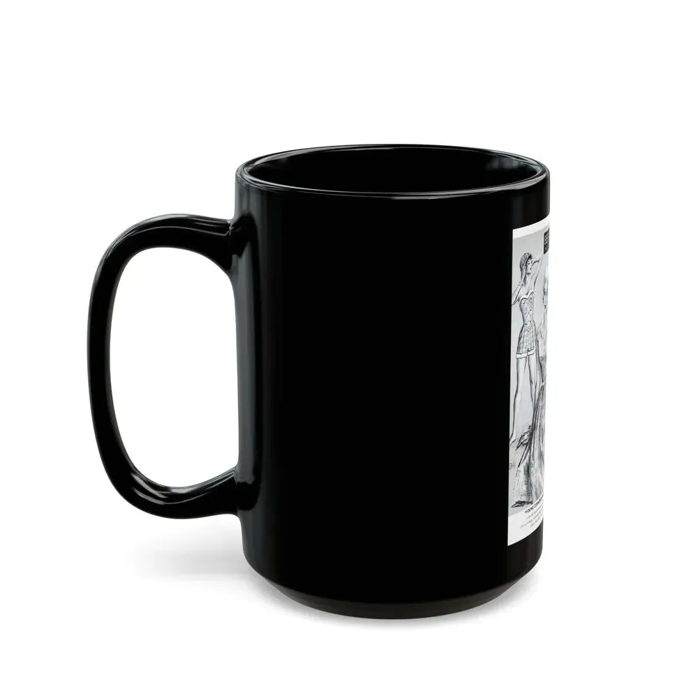 Best & Co. advertisement, 1956 - Black Coffee Mug - Go Mug Yourself