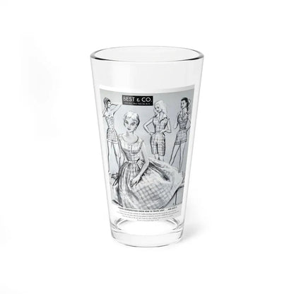 Best & Co. advertisement, 1956 (Magazine Illustration) Pint Glass 16oz 16oz - Go Mug Yourself