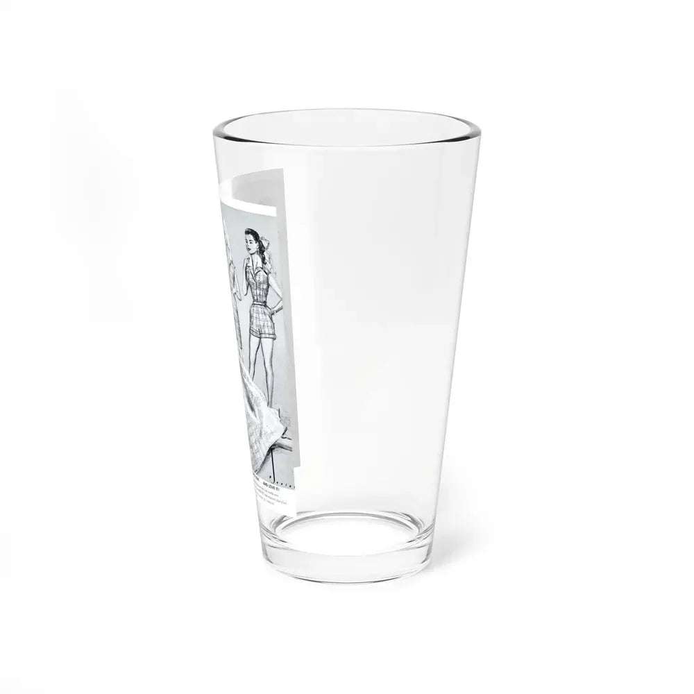 Best & Co. advertisement, 1956 (Magazine Illustration) Pint Glass 16oz - Go Mug Yourself