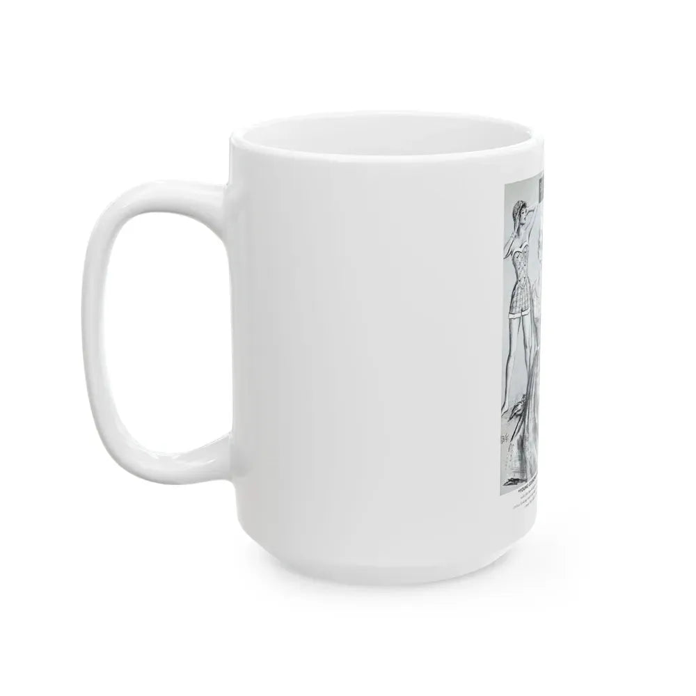 Best & Co. advertisement, 1956 - White Coffee Mug - Go Mug Yourself