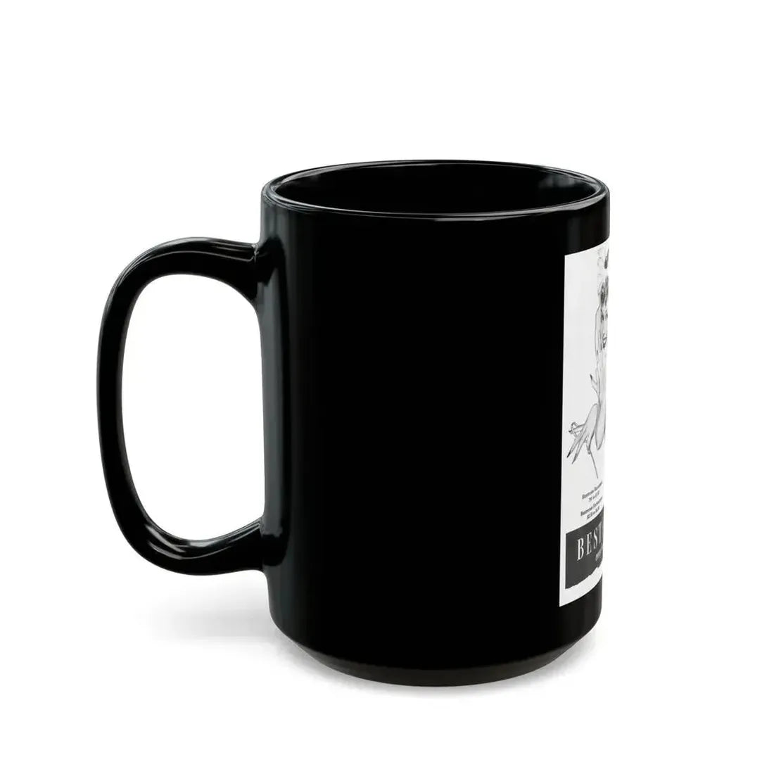 Best Form advertisement (1), 1945 - Black Coffee Mug - Go Mug Yourself