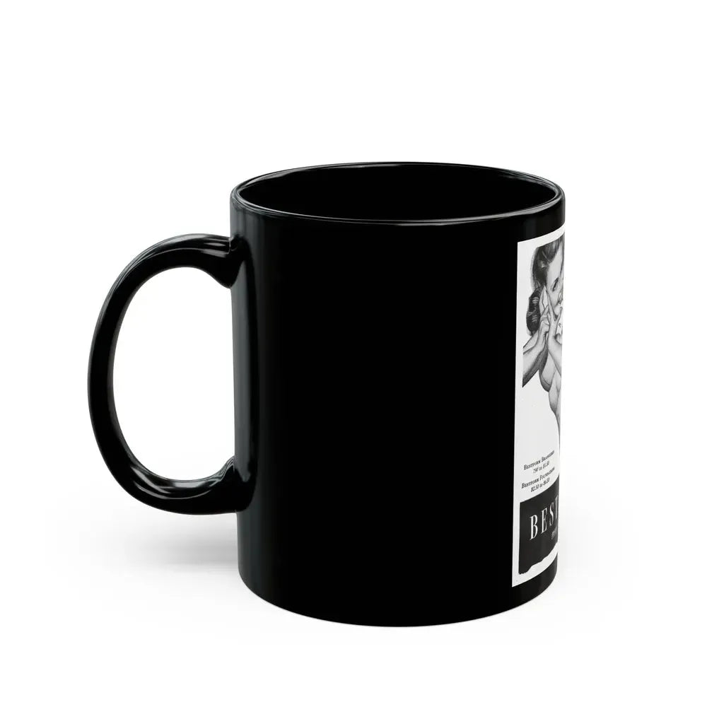 Best Form advertisement (2), 1945 - Black Coffee Mug - Go Mug Yourself