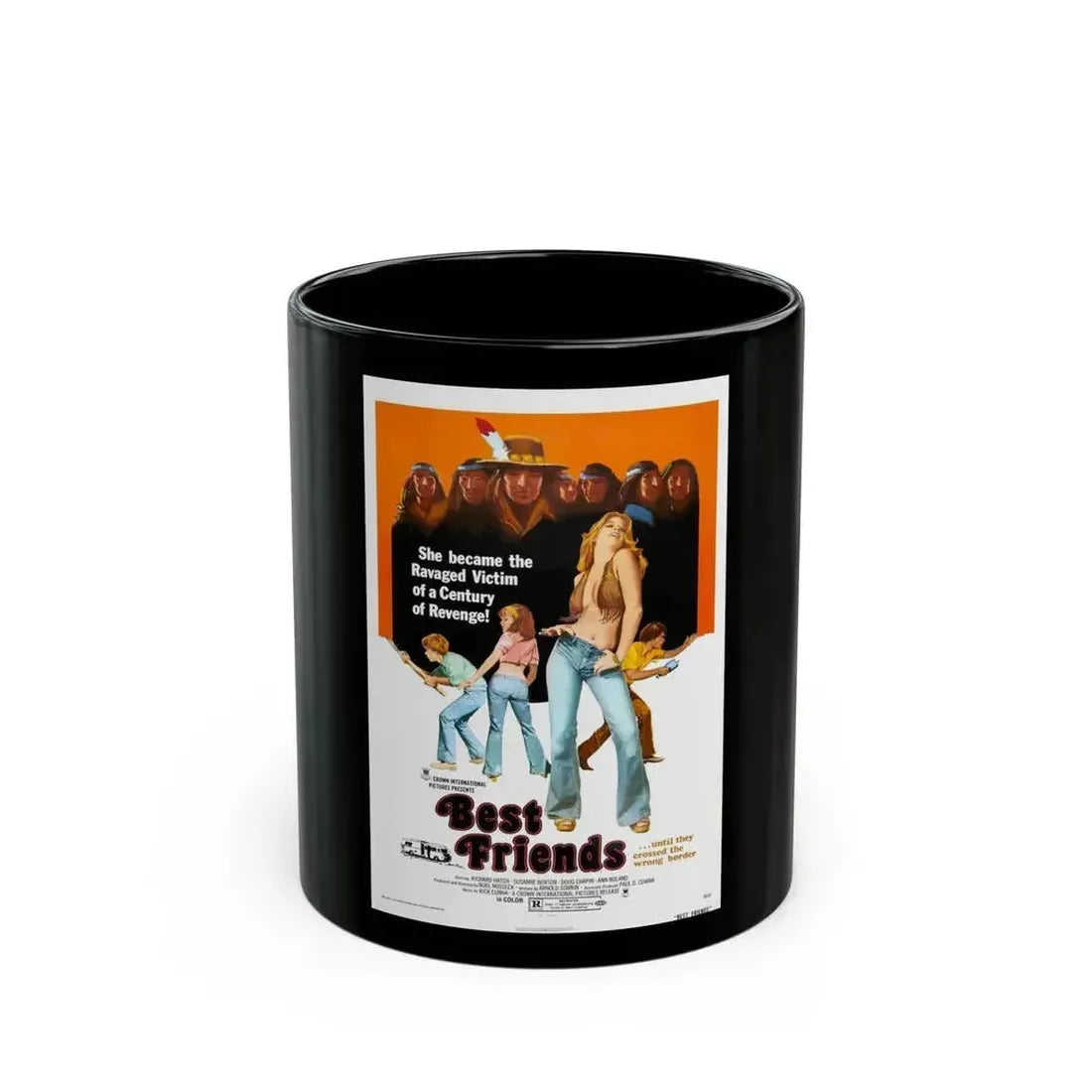 BEST FRIENDS 1982 Movie Poster - Black Coffee Mug 11oz - Go Mug Yourself