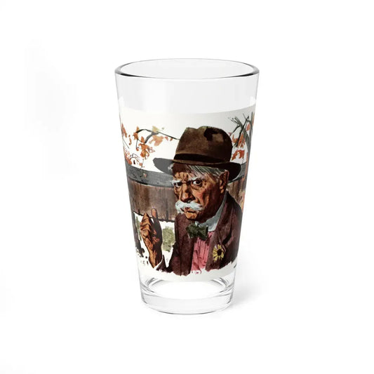 Best-Hated Man in Town, Collier's, November 1, 1952 (Magazine Illustration) Pint Glass 16oz 16oz - Go Mug Yourself