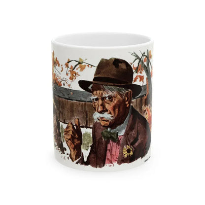 Best-Hated Man in Town, Collier's, November 1, 1952 - White Coffee Mug 11oz - Go Mug Yourself