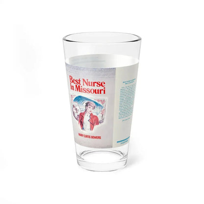 Best Nurse In Missouri by Mary Curtis Bowers, Dustjacket (Avalon Books, 1982) - Pint Glass 16oz - Go Mug Yourself
