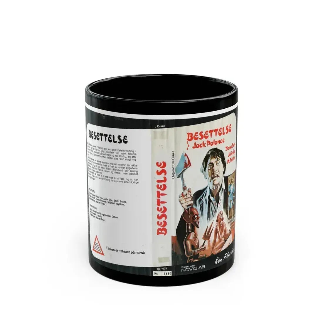 BESTTELSE (VHS COVER) - Black Coffee Mug 11oz - Go Mug Yourself