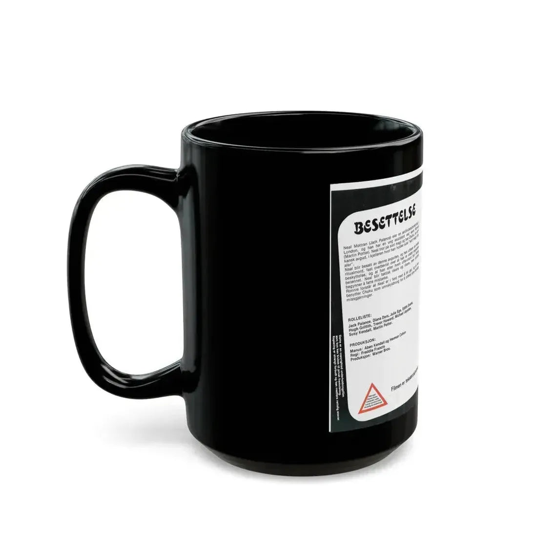 BESTTELSE (VHS COVER) - Black Coffee Mug - Go Mug Yourself