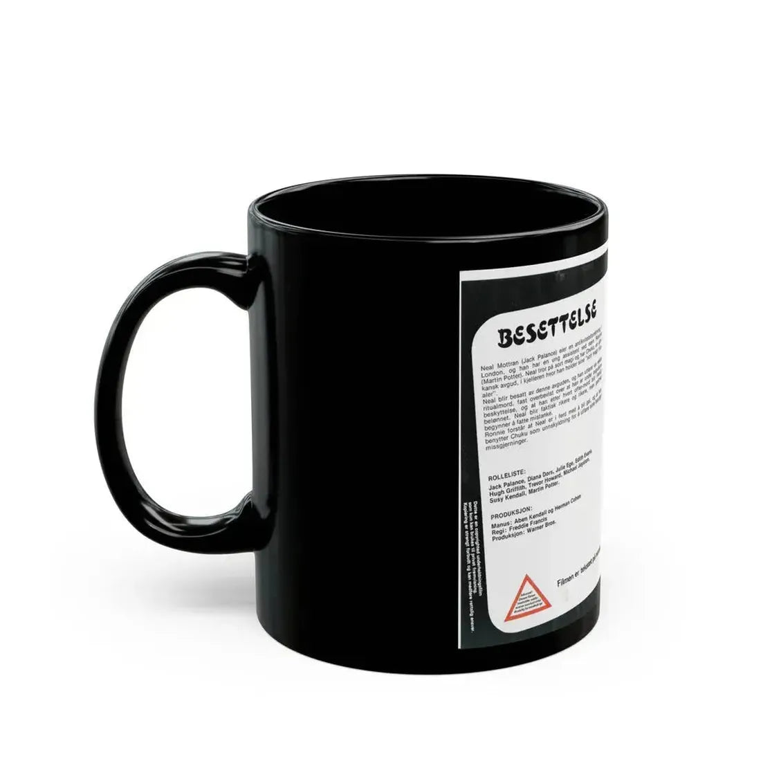 BESTTELSE (VHS COVER) - Black Coffee Mug - Go Mug Yourself