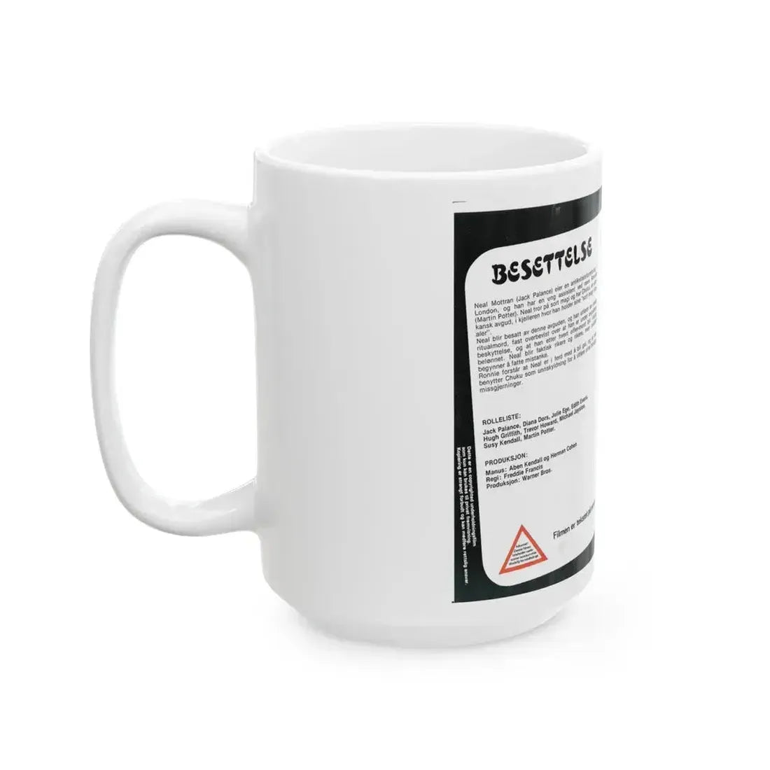 BESTTELSE (VHS COVER) - White Coffee Mug - Go Mug Yourself