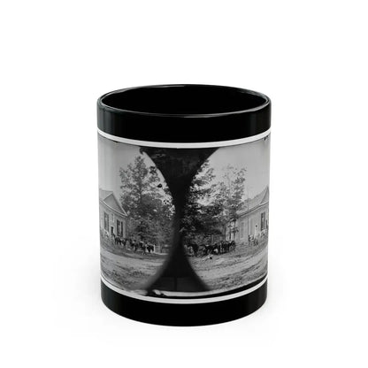 Bethel Church, Va. View Of The Church, Temporary Headquarters Of Gen. Ambrose E. Burnside (U.S. Civil War) Black Coffee Mug 11oz - Go Mug Yourself