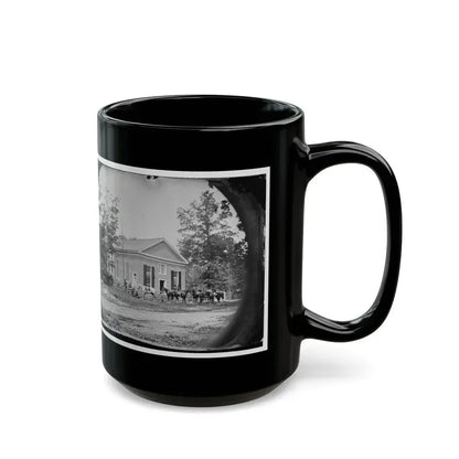 Bethel Church, Va. View Of The Church, Temporary Headquarters Of Gen. Ambrose E. Burnside (U.S. Civil War) Black Coffee Mug - Go Mug Yourself