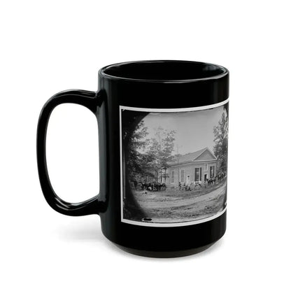 Bethel Church, Va. View Of The Church, Temporary Headquarters Of Gen. Ambrose E. Burnside (U.S. Civil War) Black Coffee Mug - Go Mug Yourself