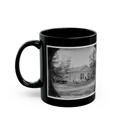 Bethel Church, Va. View Of The Church, Temporary Headquarters Of Gen. Ambrose E. Burnside (U.S. Civil War) Black Coffee Mug - Go Mug Yourself