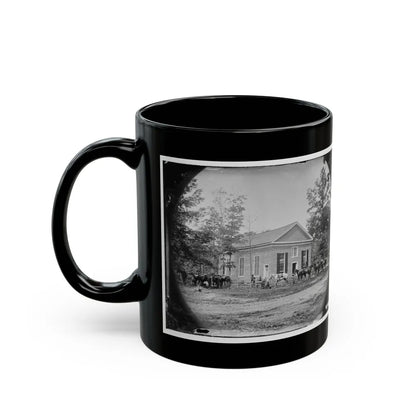 Bethel Church, Va. View Of The Church, Temporary Headquarters Of Gen. Ambrose E. Burnside (U.S. Civil War) Black Coffee Mug-Go Mug Yourself