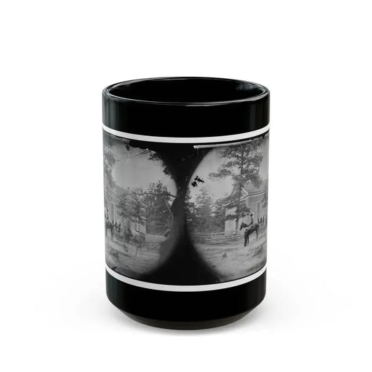 Bethel Church, Virginia. Headquarters Of General Ambrose Burnside (U.S. Civil War) Black Coffee Mug 15oz - Go Mug Yourself