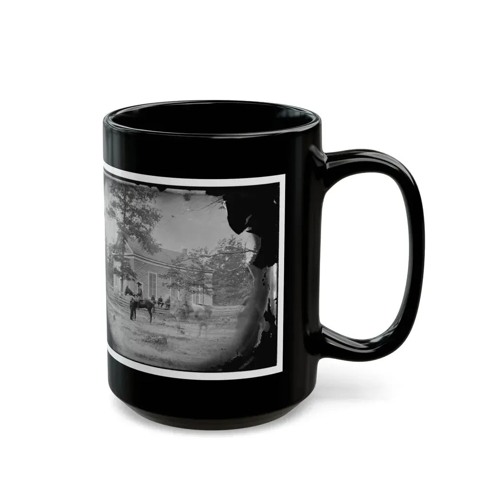Bethel Church, Virginia. Headquarters Of General Ambrose Burnside (U.S. Civil War) Black Coffee Mug - Go Mug Yourself