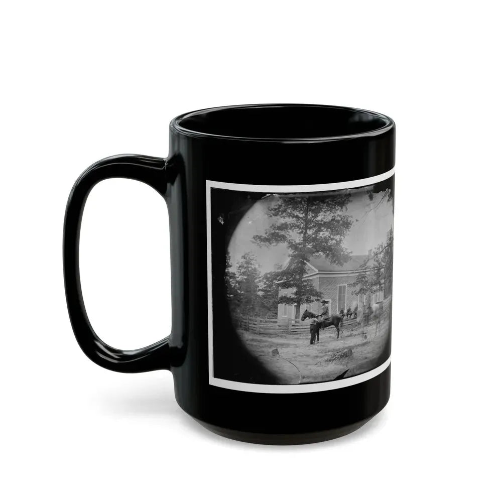 Bethel Church, Virginia. Headquarters Of General Ambrose Burnside (U.S. Civil War) Black Coffee Mug - Go Mug Yourself