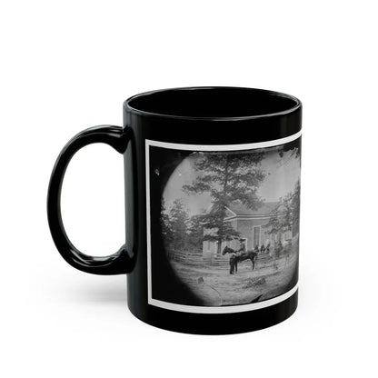 Bethel Church, Virginia. Headquarters Of General Ambrose Burnside (U.S. Civil War) Black Coffee Mug - Go Mug Yourself