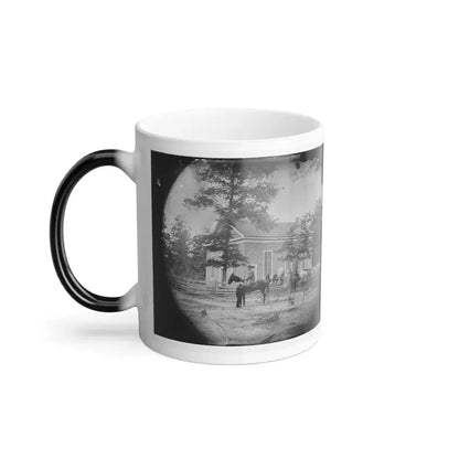 Bethel Church, Virginia. Headquarters of General Ambrose Burnside (U.S. Civil War) Color Changing Coffee Mug 11oz - Go Mug Yourself