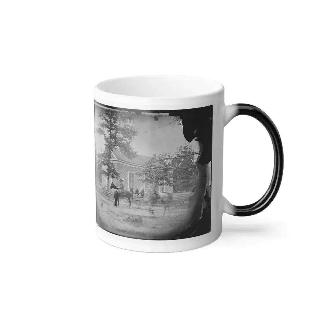 Bethel Church, Virginia. Headquarters of General Ambrose Burnside (U.S. Civil War) Color Changing Coffee Mug 11oz - Go Mug Yourself