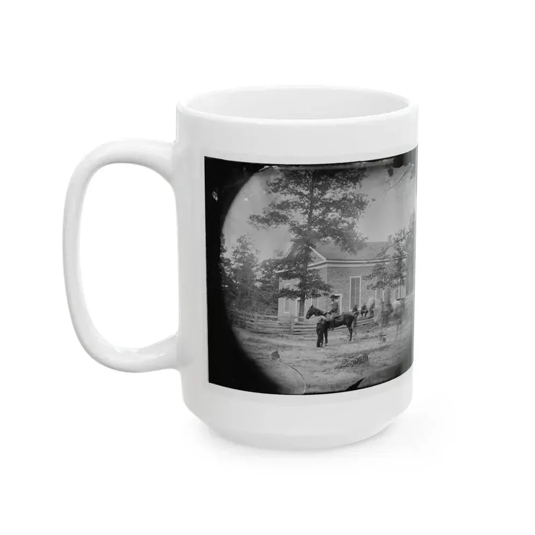 Bethel Church, Virginia. Headquarters Of General Ambrose Burnside (U.S. Civil War) White Coffee Mug - Go Mug Yourself