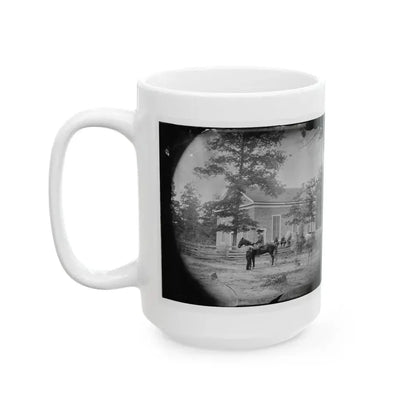 Bethel Church, Virginia. Headquarters Of General Ambrose Burnside (U.S. Civil War) White Coffee Mug - Go Mug Yourself