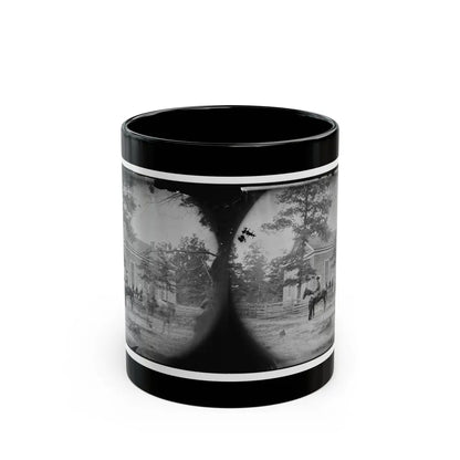 Bethel Church, Virginia. Headquarters Of General Ambrose Burnside (U.S. Civil War) Black Coffee Mug-11oz-Go Mug Yourself