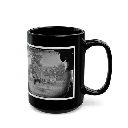 Bethel Church, Virginia. Headquarters Of General Ambrose Burnside (U.S. Civil War) Black Coffee Mug-Go Mug Yourself