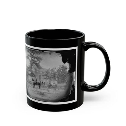 Bethel Church, Virginia. Headquarters Of General Ambrose Burnside (U.S. Civil War) Black Coffee Mug-Go Mug Yourself