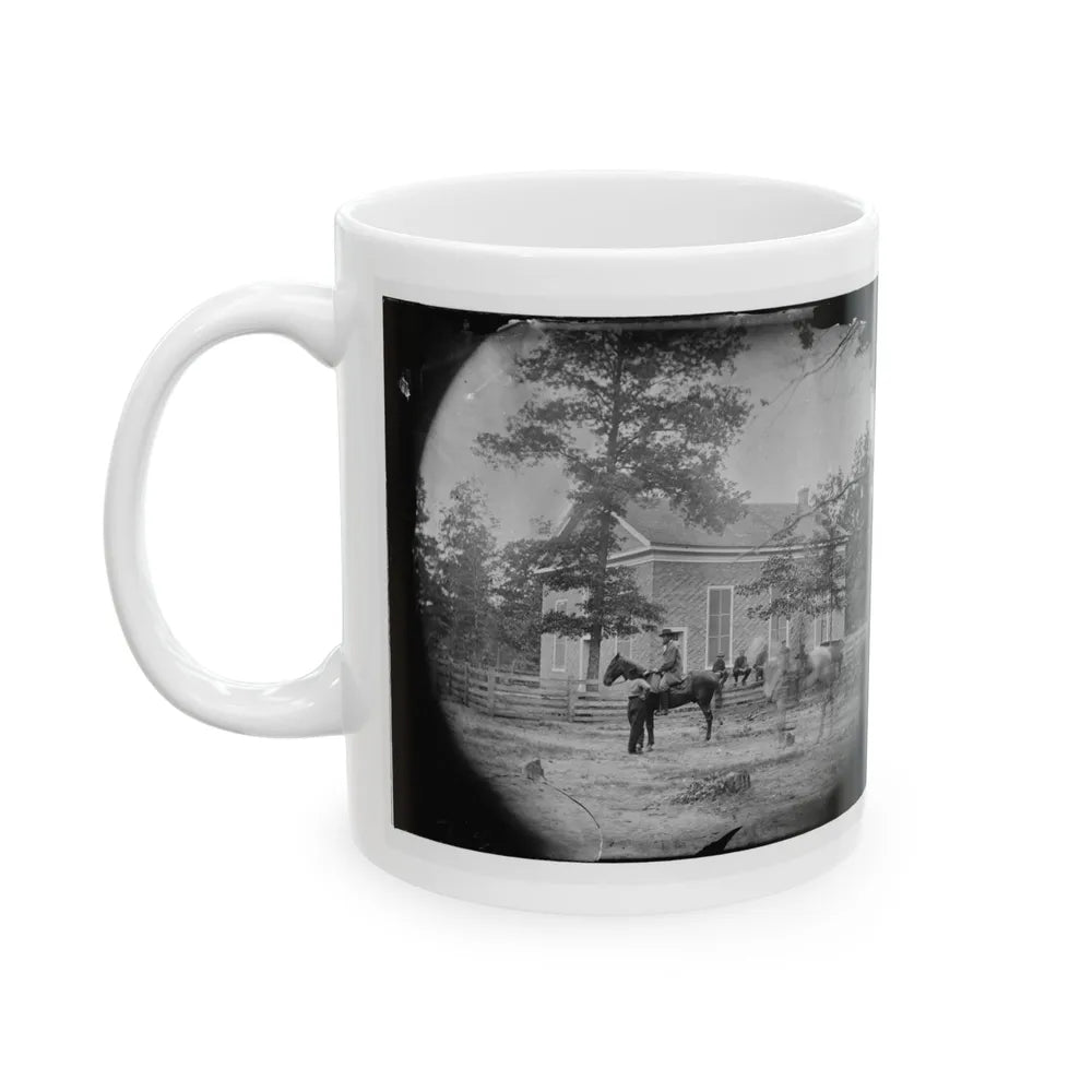 Bethel Church, Virginia. Headquarters Of General Ambrose Burnside (U.S. Civil War) White Coffee Mug-Go Mug Yourself