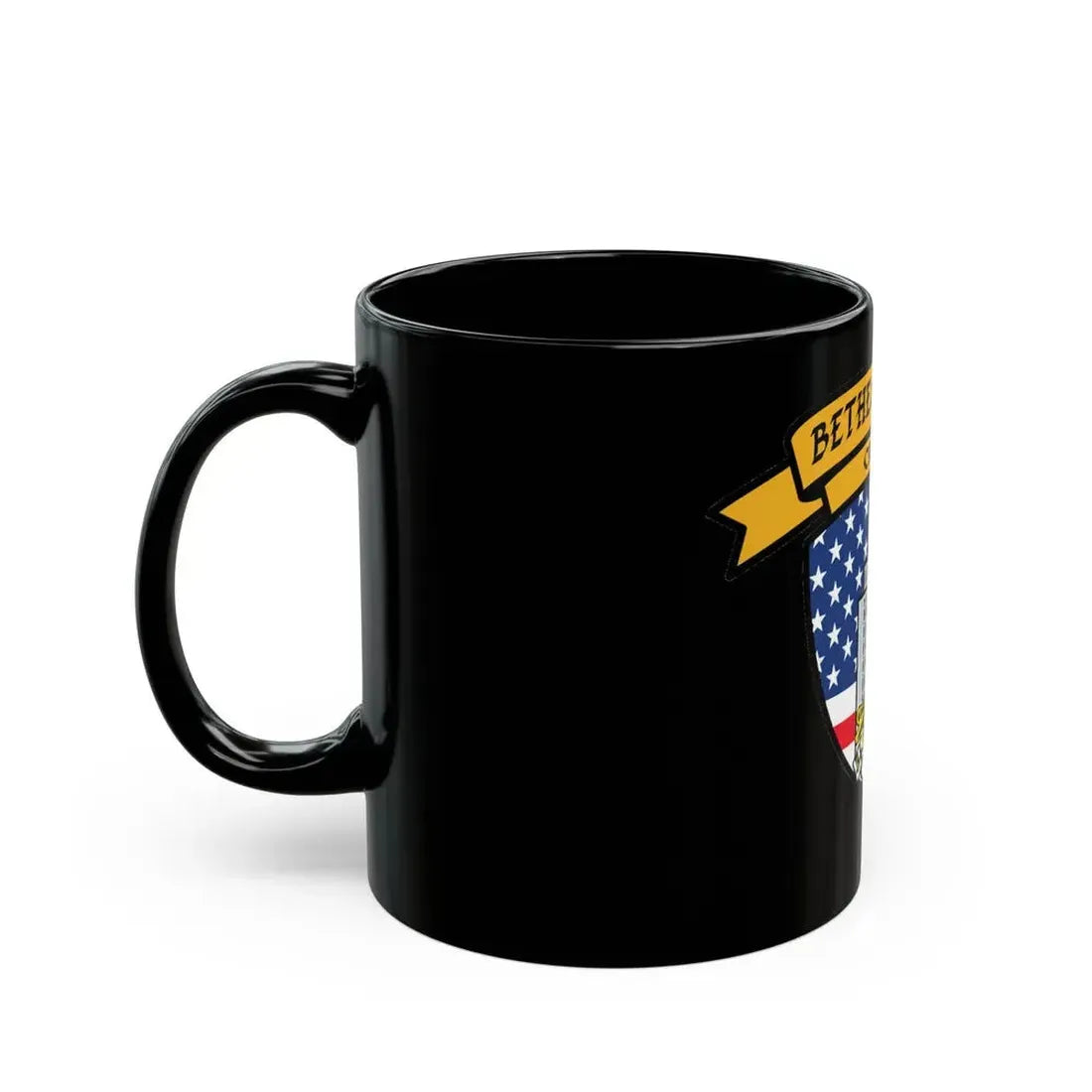 Bethesda Area Chiefs (U.S. Navy) Black Coffee Mug - Go Mug Yourself