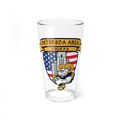 Bethesda Area Chiefs (U.S. Navy) Pint Glass 16oz 16oz - Go Mug Yourself